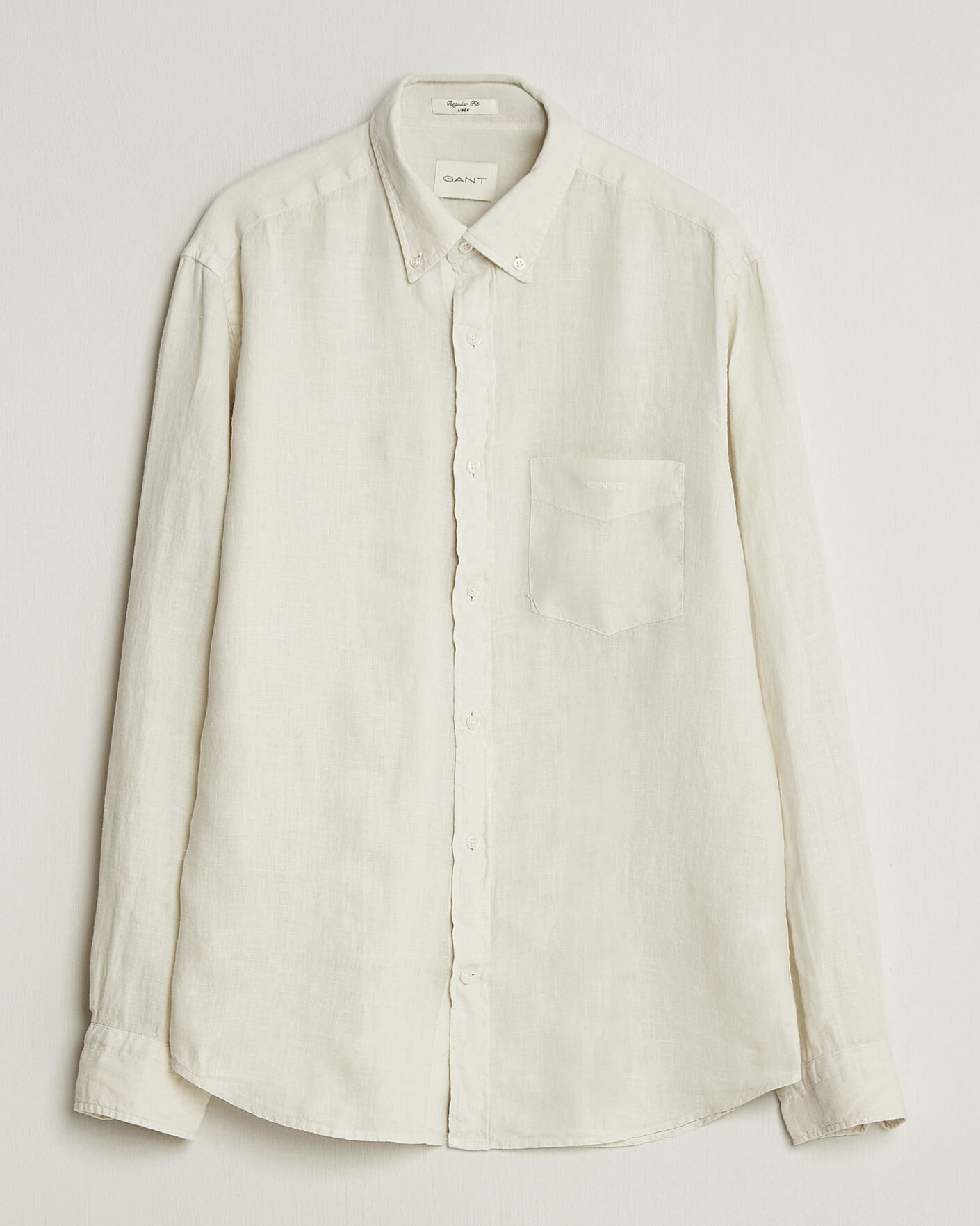 Herren | Hemden | Gant | Regular Fit Garment Dyed Linen Shirt Sand