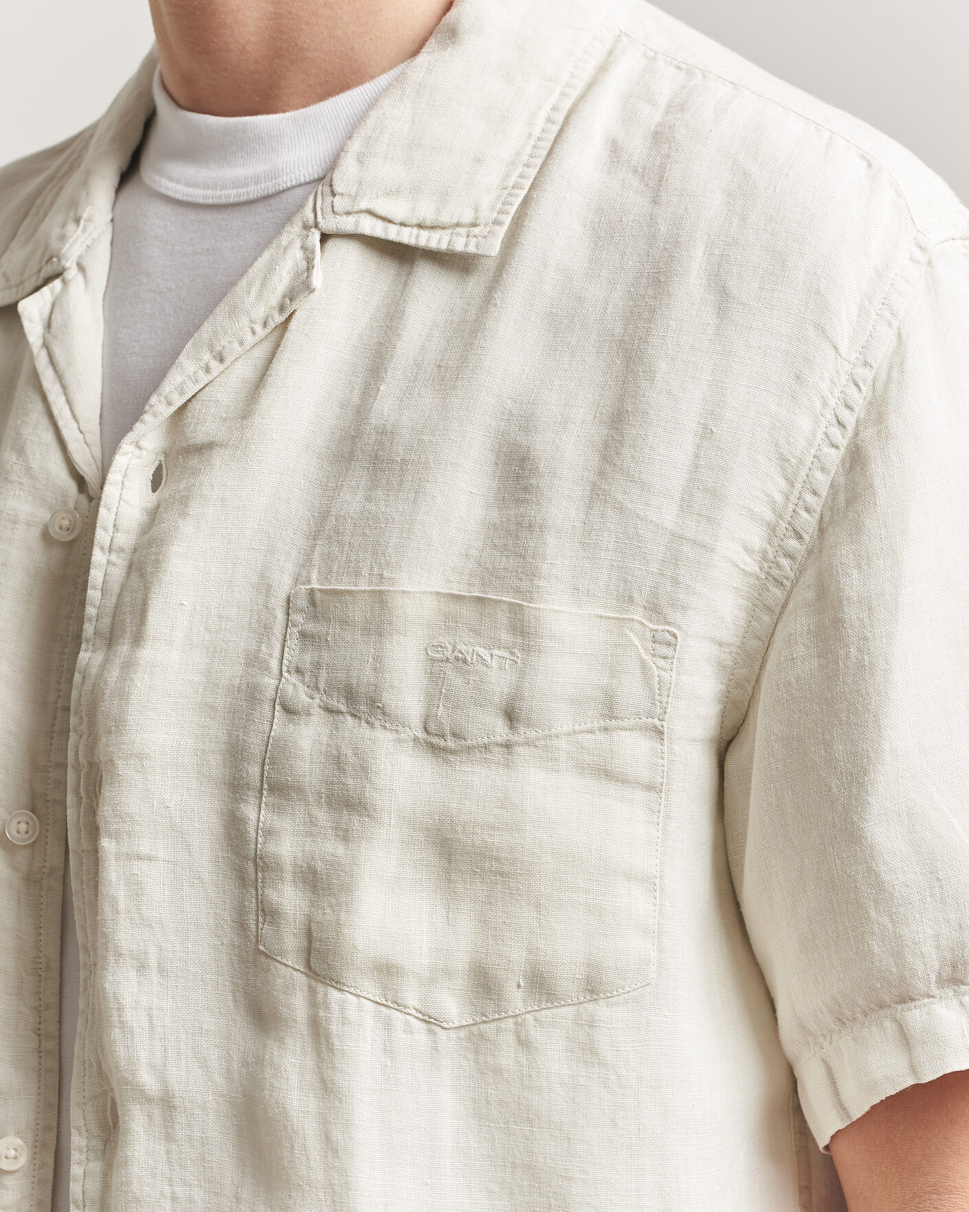 Herren | Hemden | Gant | Regular Fit Garment Dyed Camp Shirrt Sand