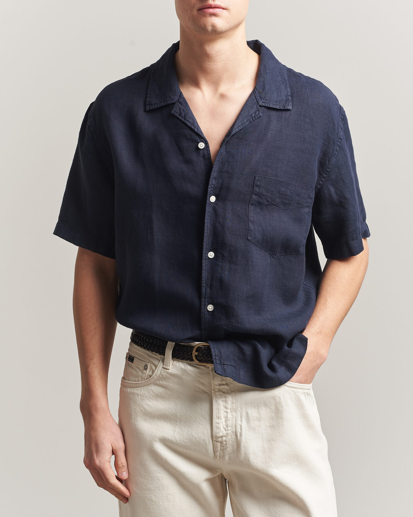 Herren | Hemden | Gant | Regular Fit Garment Dyed Resort Shirt Blue