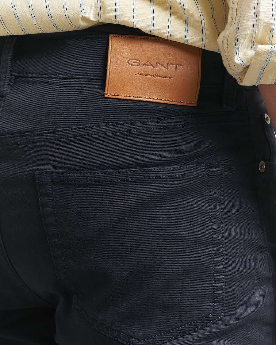 Herren | Hosen | Gant | Slim Fit Desert 5-Pocket Pants Evening Blue