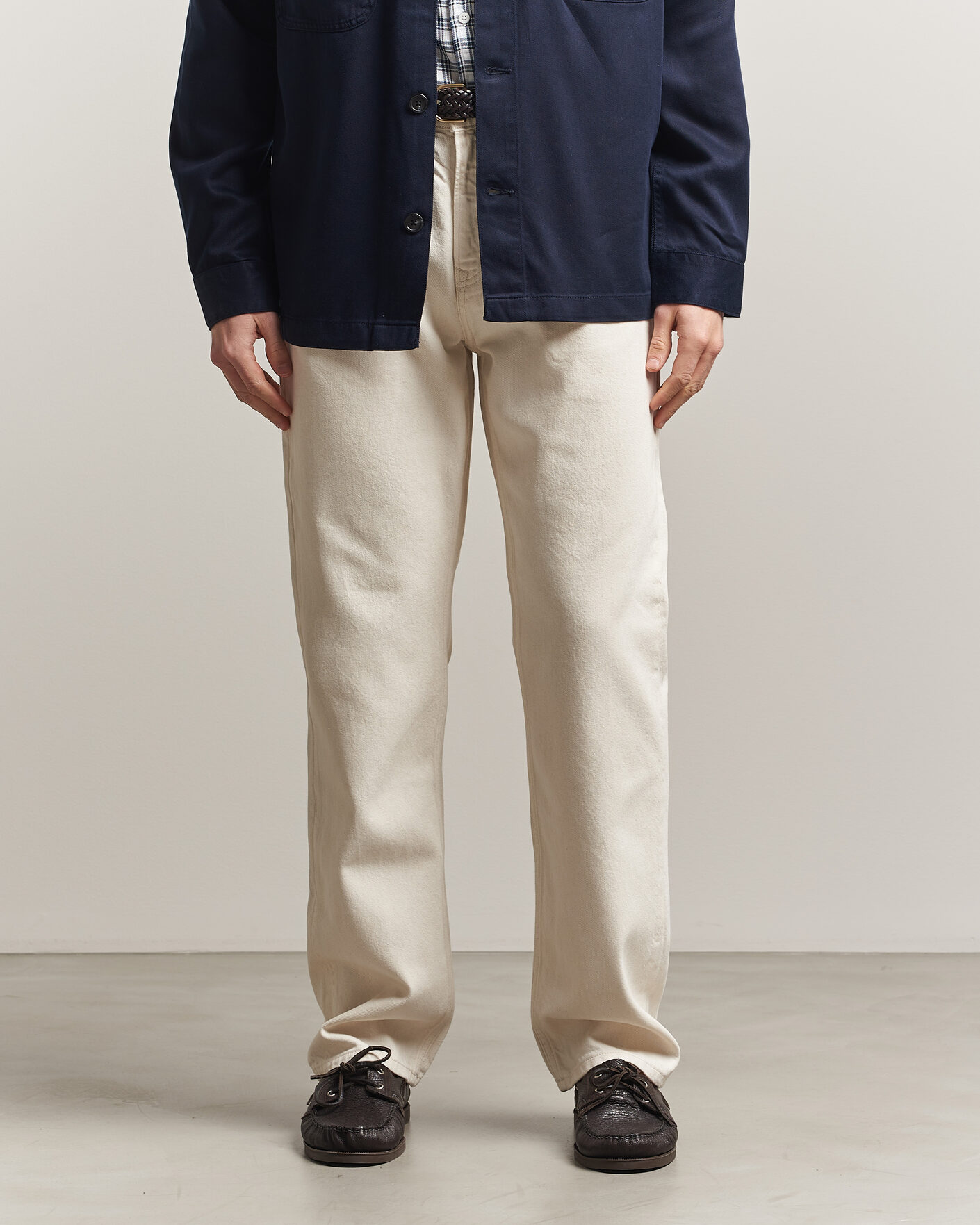 Herren | Jeans | Gant | Straight Fit Jeans Ecru