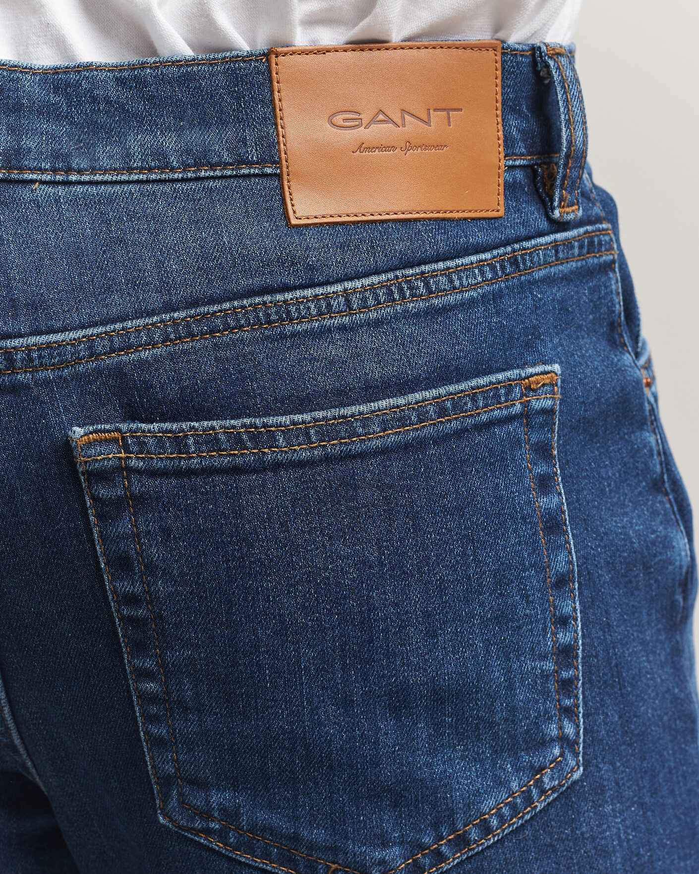 Herren | Hosen | Gant | Regular Fit Jeans Mid Blue Worn In