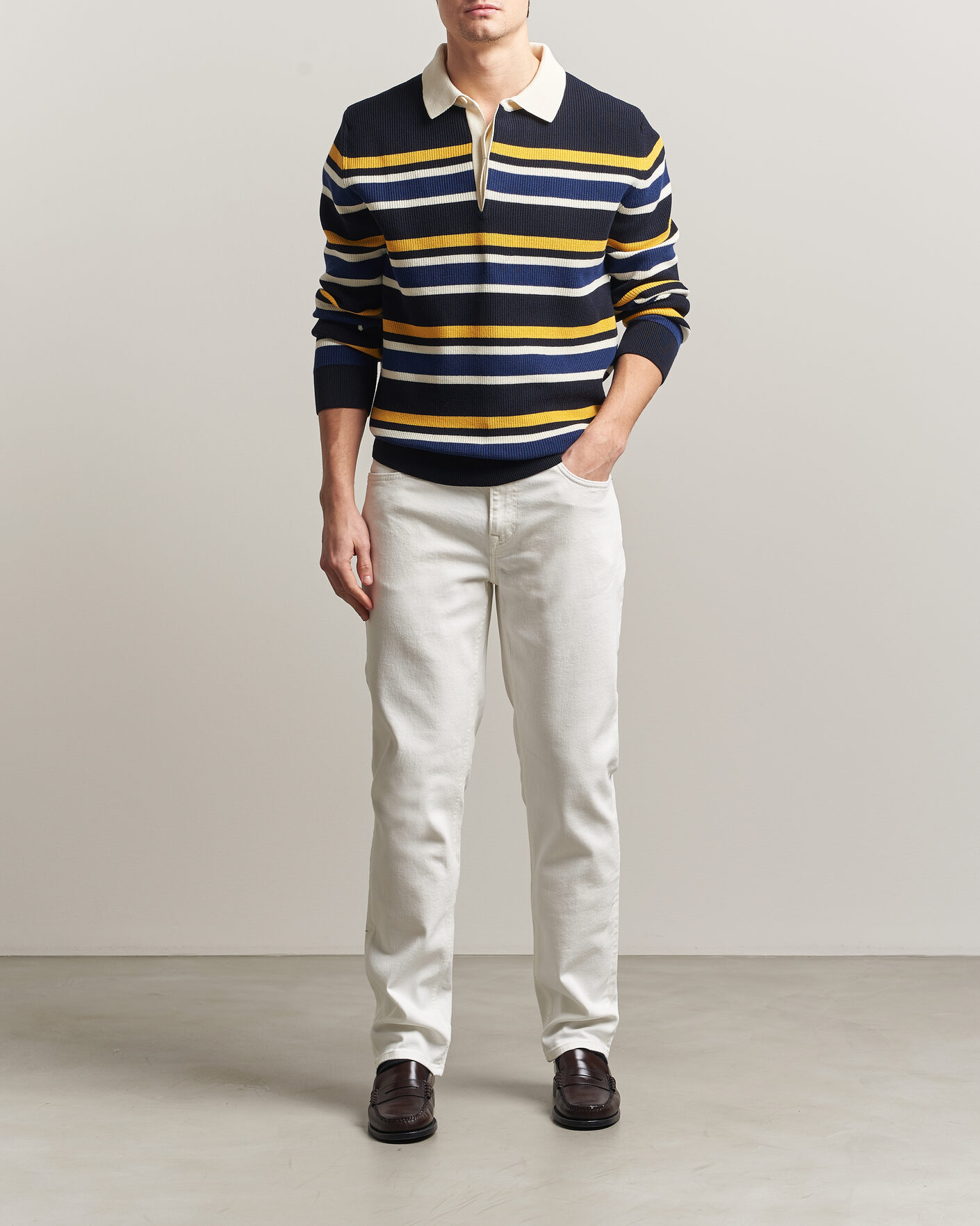 Herren | Hosen | Gant | Regular Fit Jeans Eggshell