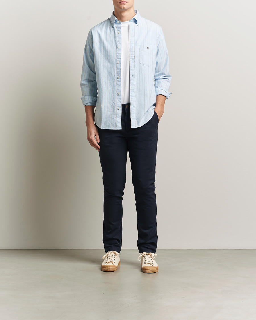 Herren | Hosen | Gant | Slim Fit Chinos Evening Blue