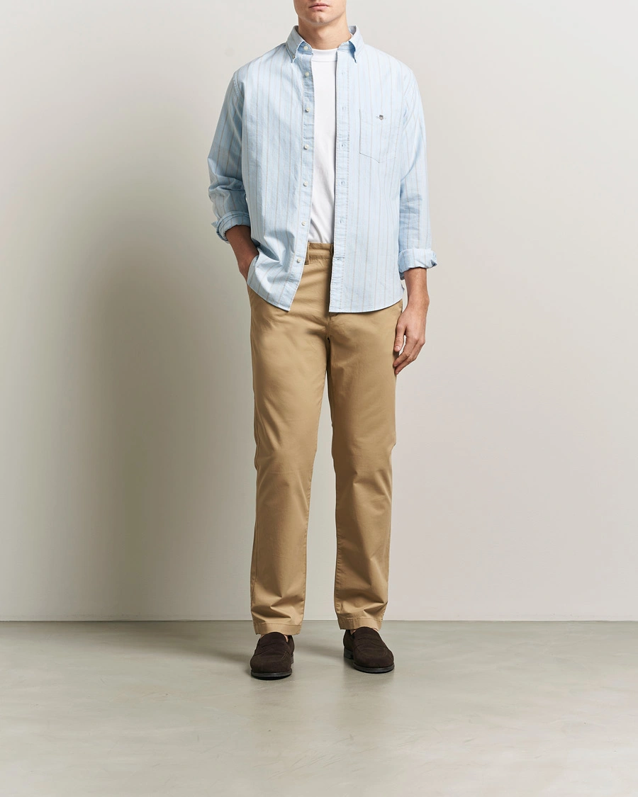 Herren | Hosen | GANT | Regular Fit Chinos Dark Khaki