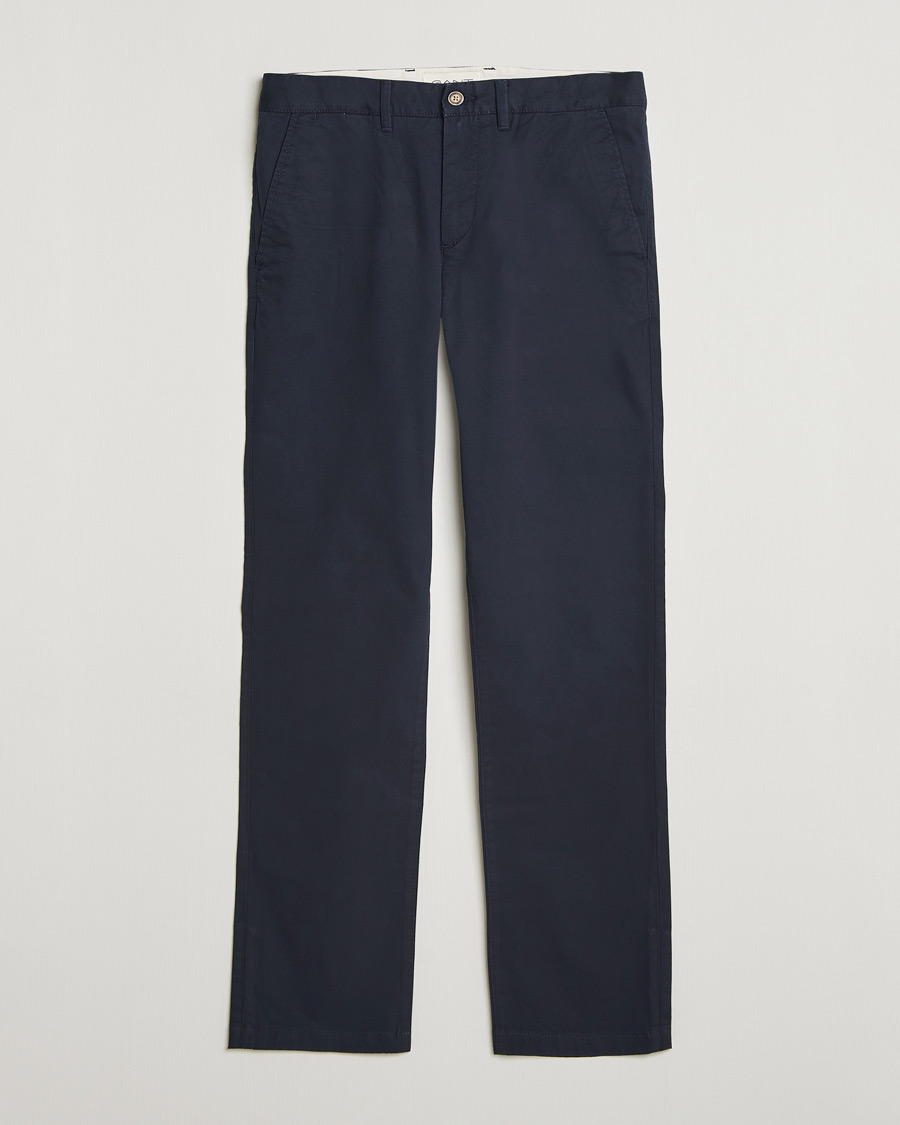 Herren | Hosen | Gant | Regular Fit Chinos Evening Blue