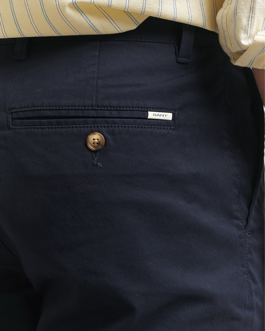 Herren | Hosen | Gant | Regular Fit Chinos Evening Blue