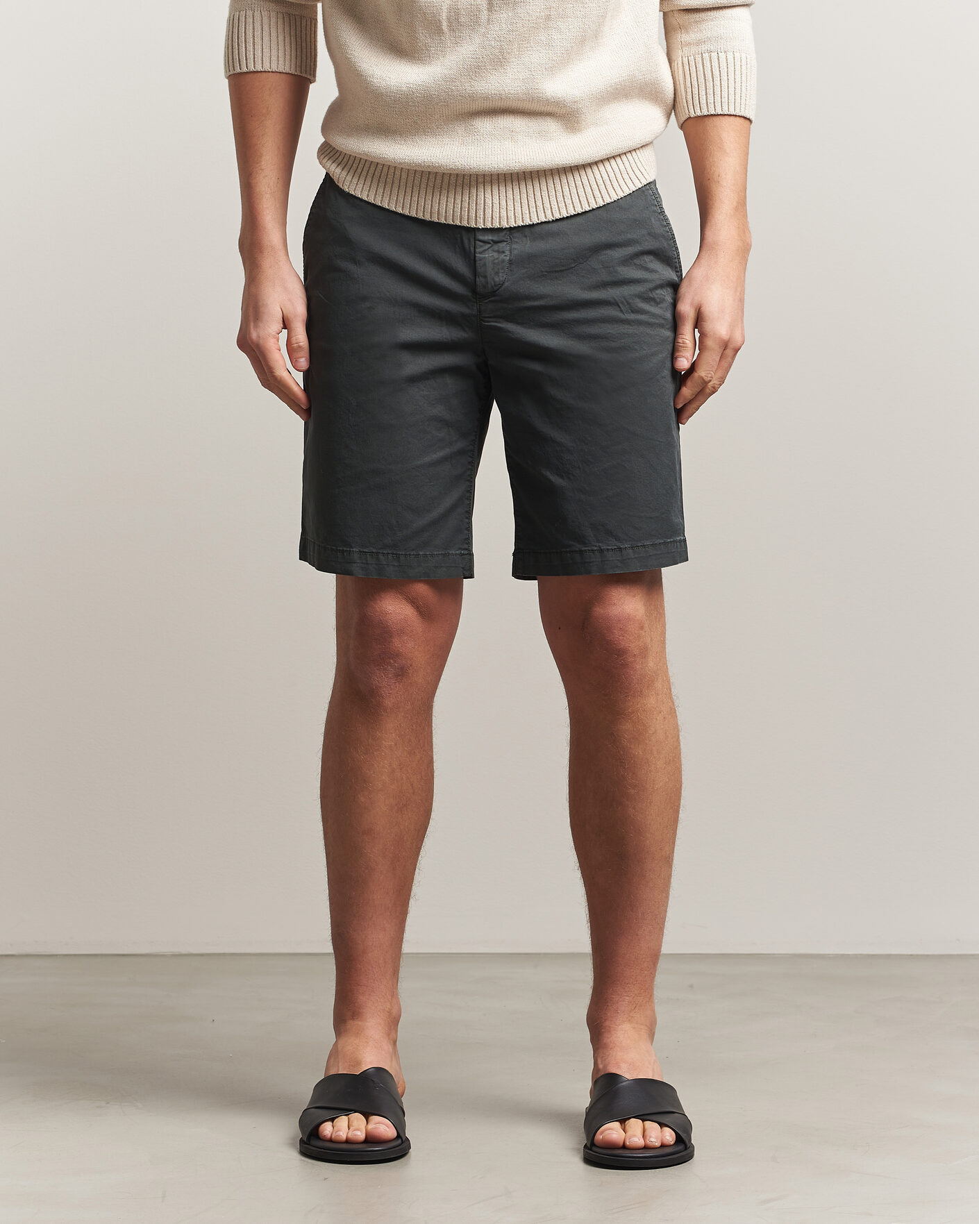 Herren | Shorts | Gant | Regular Sunfaded Shorts Washed Out Black