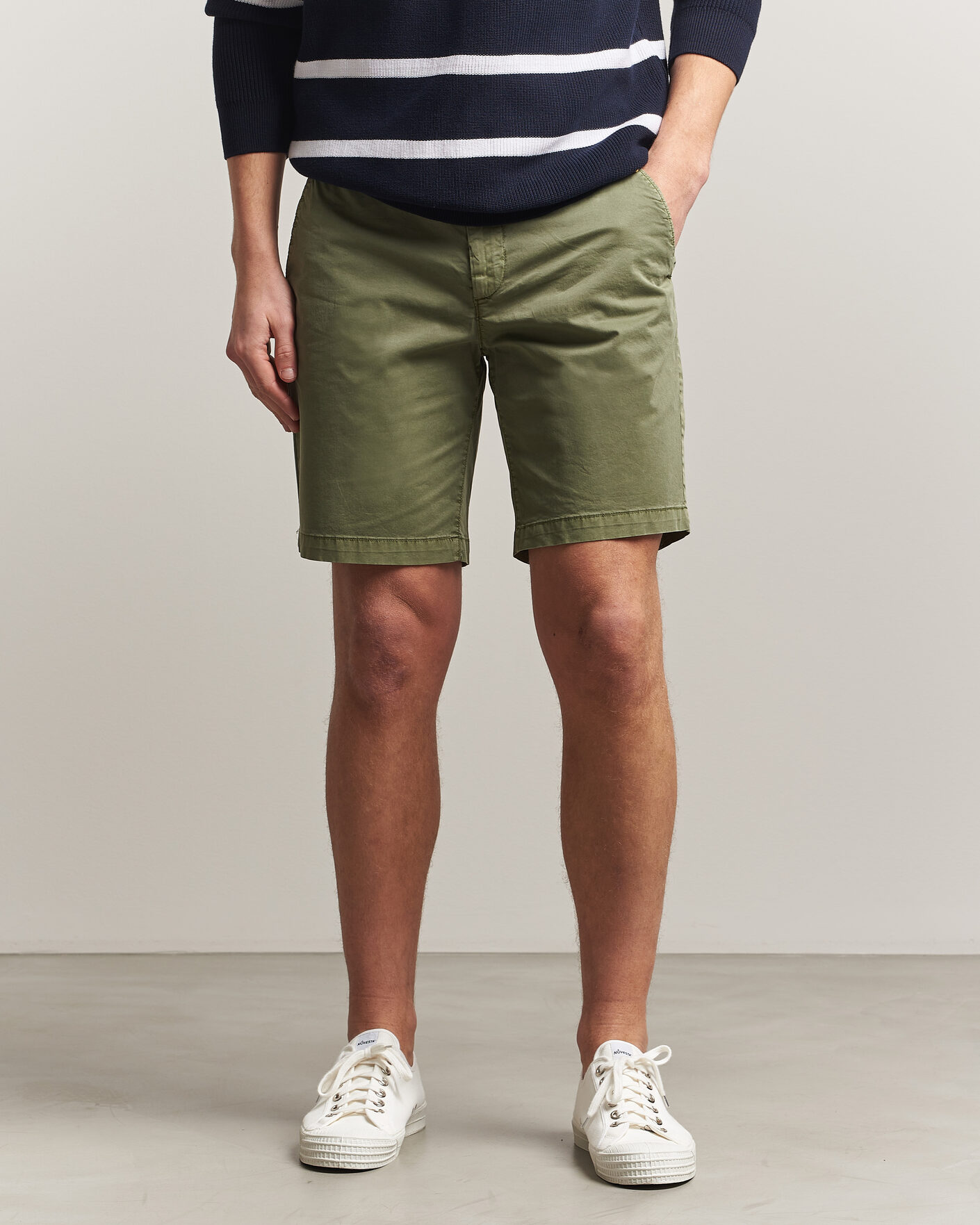 Herren | Shorts | GANT | Regular Sunfaded Shorts Dry Herb Green