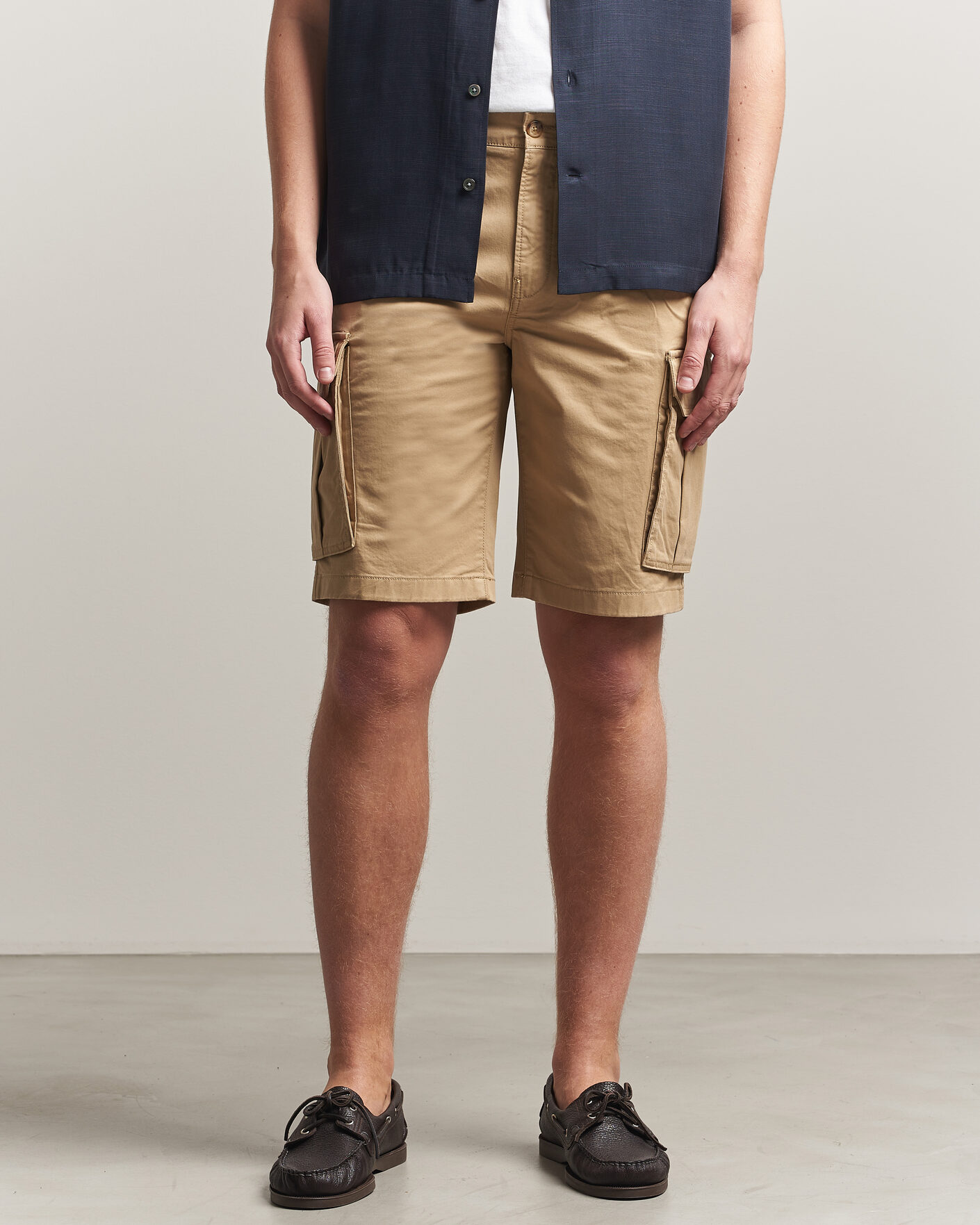 Herren | Shorts | GANT | Regular Fit Classic Cargo Shorts Dark Khaki