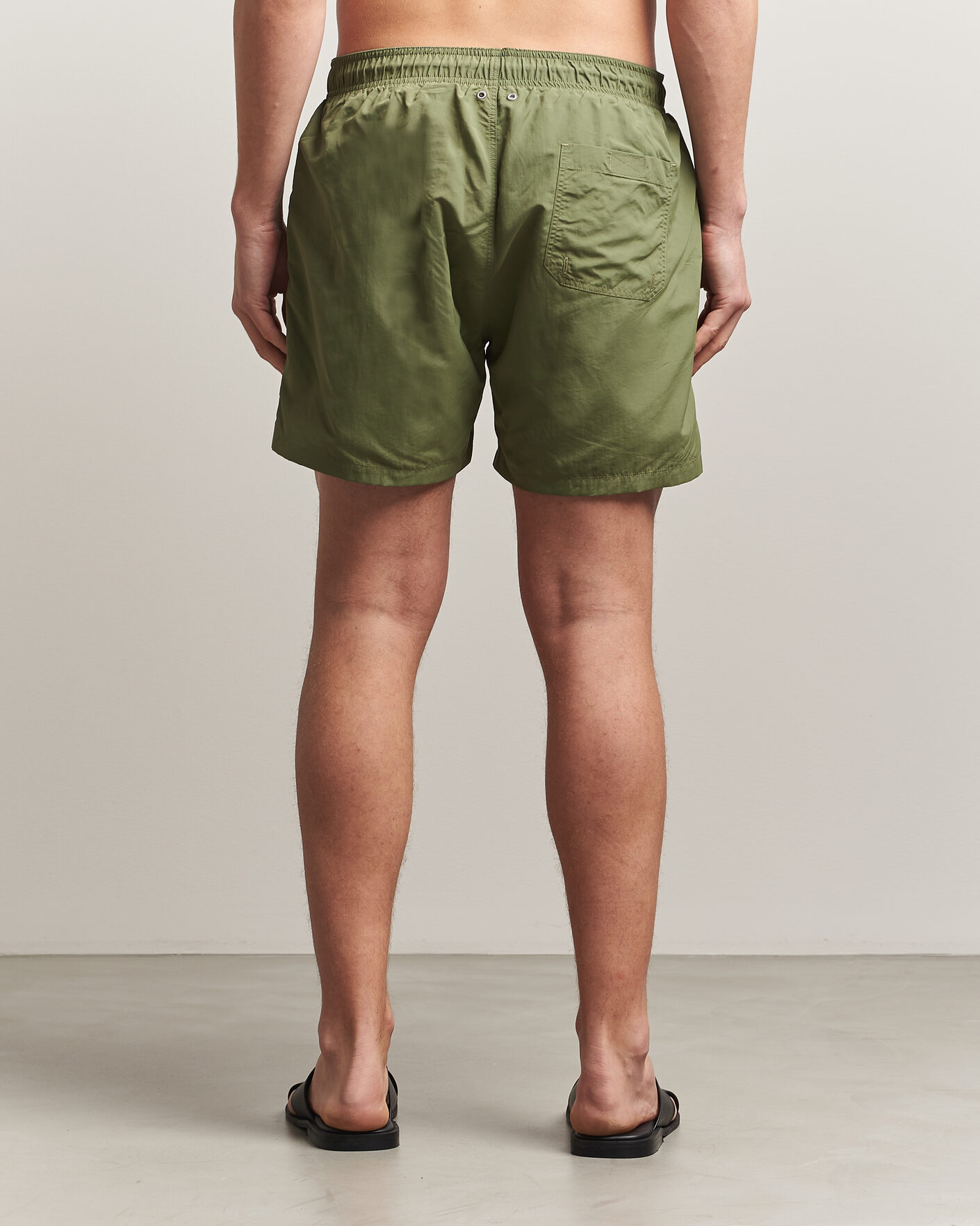Herren | Badehosen | Gant | Basic Swimshorts Dry Herb Green