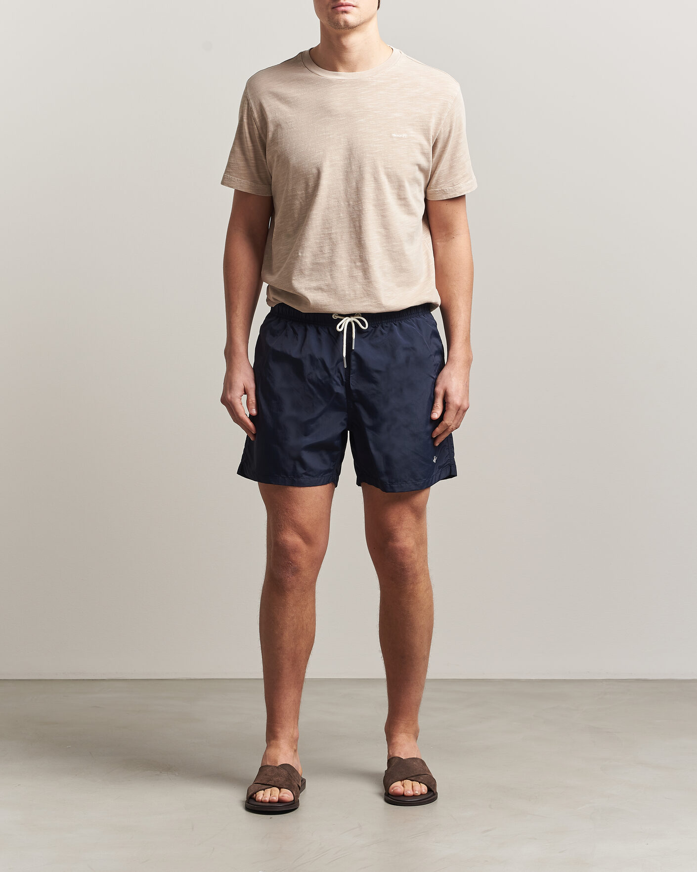 Herren | Badehosen | Gant | Basic Swimshorts Marine