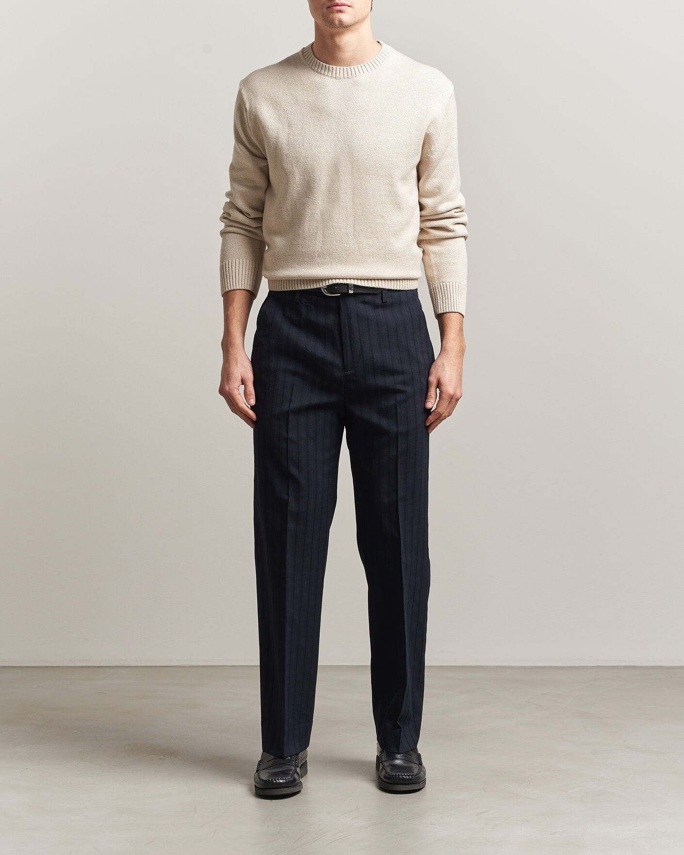 Herren | Pullover | Gant | Cotton/Cashmere Knitted Sweater Seed Melange