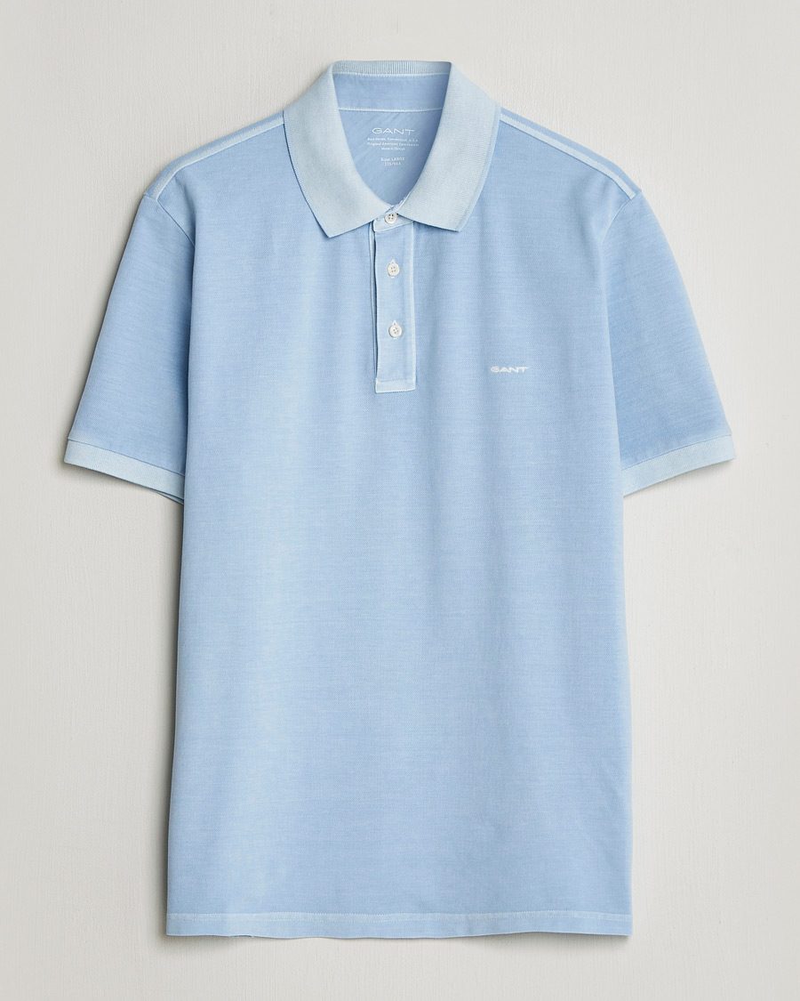 Herren | Poloshirts | Gant | Sunfaded Polo Fresh Blue