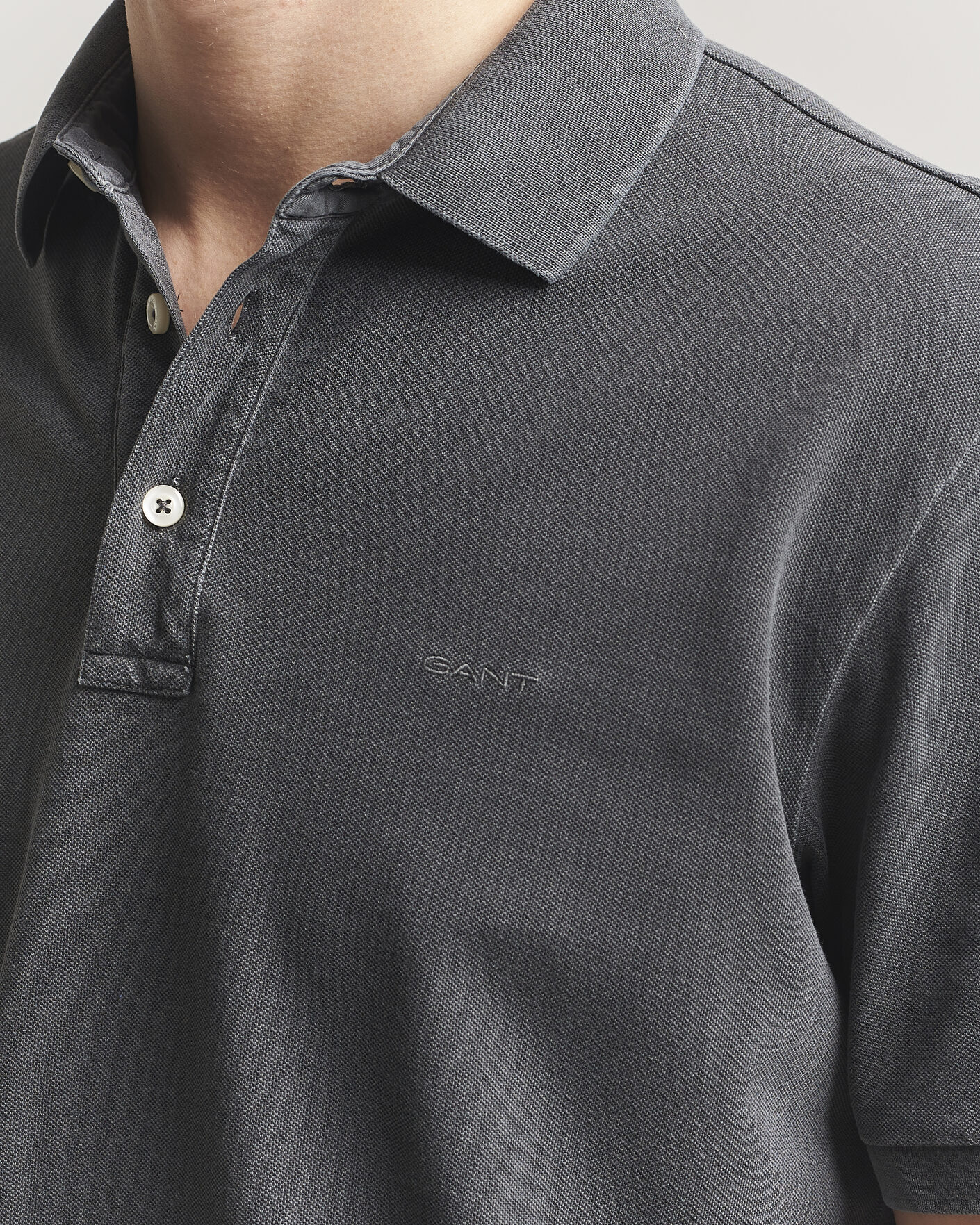 Herren | Poloshirts | GANT | Sunfaded Polo Black