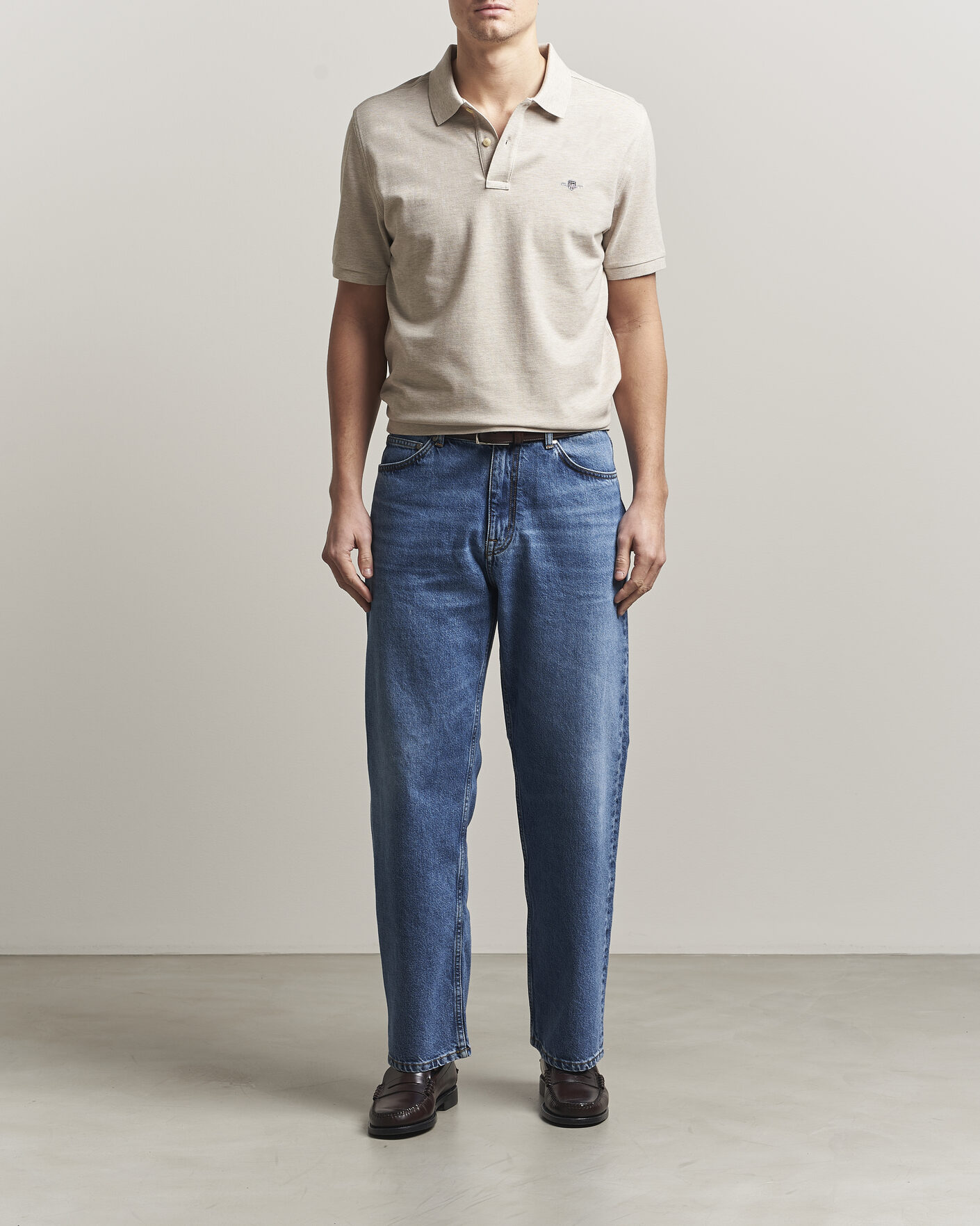 Herren | Poloshirts | GANT | The Original Polo Oat Melange