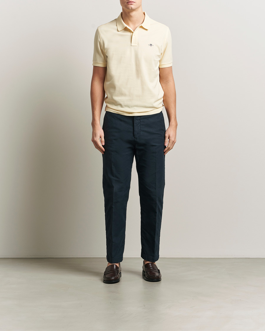 Herren | Poloshirts | GANT | The Original Polo Vanilla Yellow