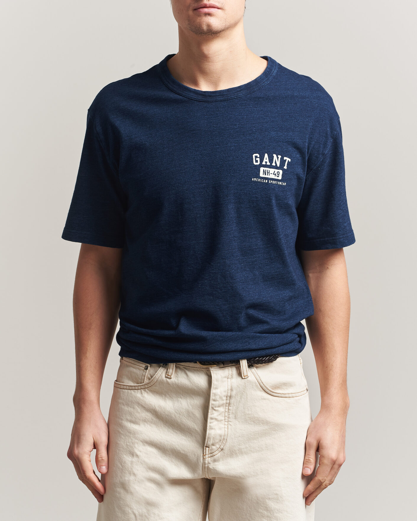 Herren | T-Shirts | GANT | Indigo Graphic T-Shirt Dark Blue