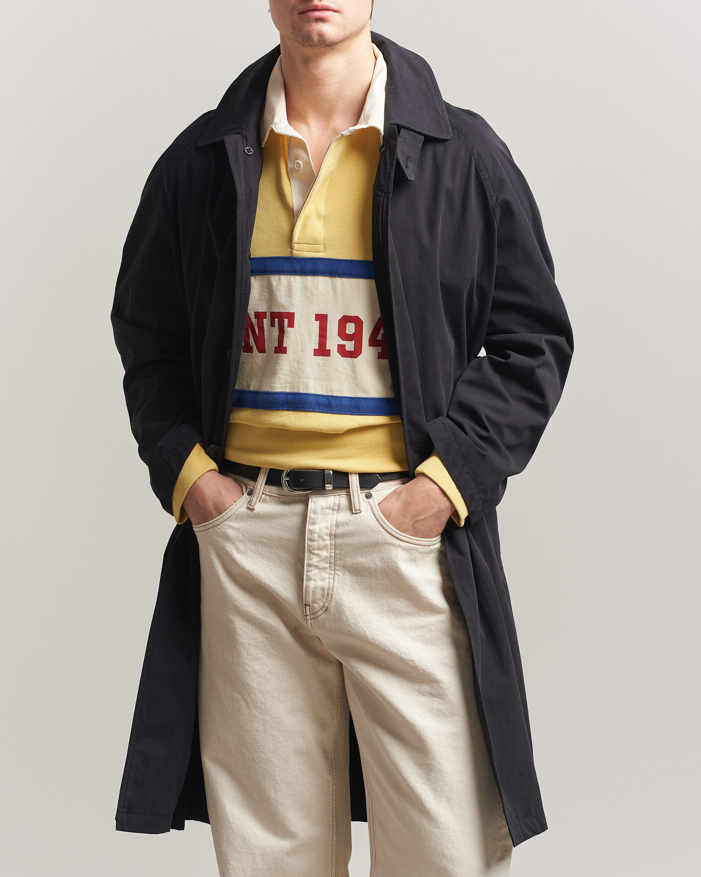 Herren | Jacken | GANT | Cotton Coat Black