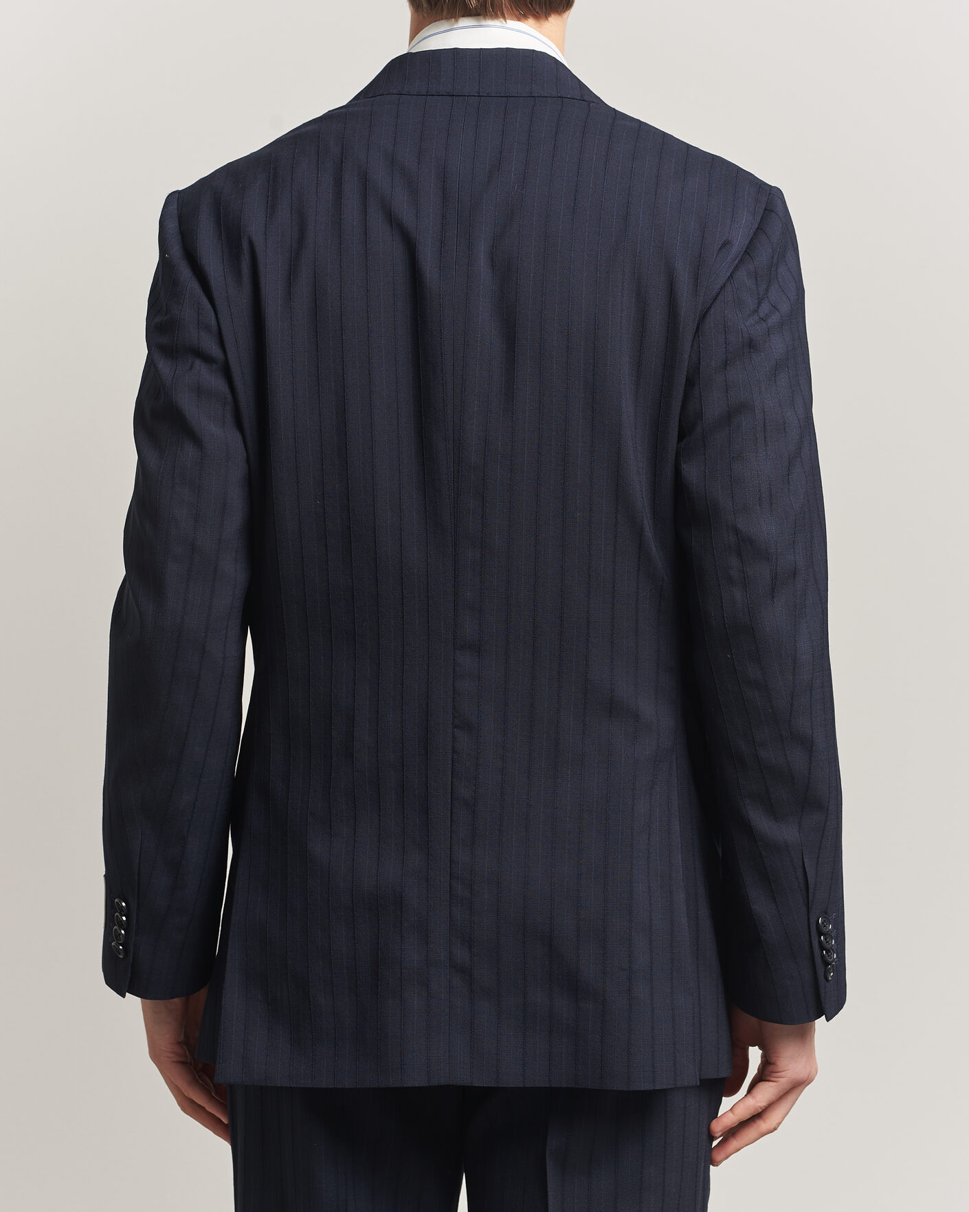 Herren | Sakkos | Gant | Tonal Pinstriped Suit Blazer Evening Blue
