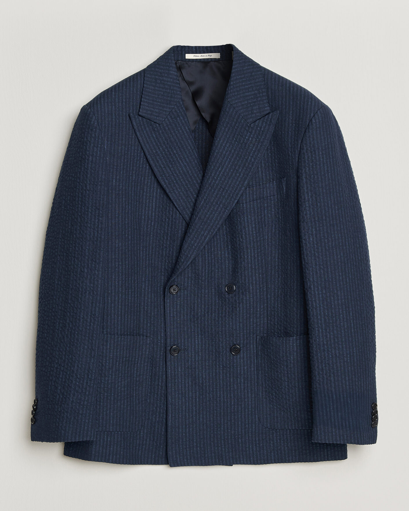 Herren | Sakkos | Gant | Linen Indigo Seersucker Blazer Bid Blue