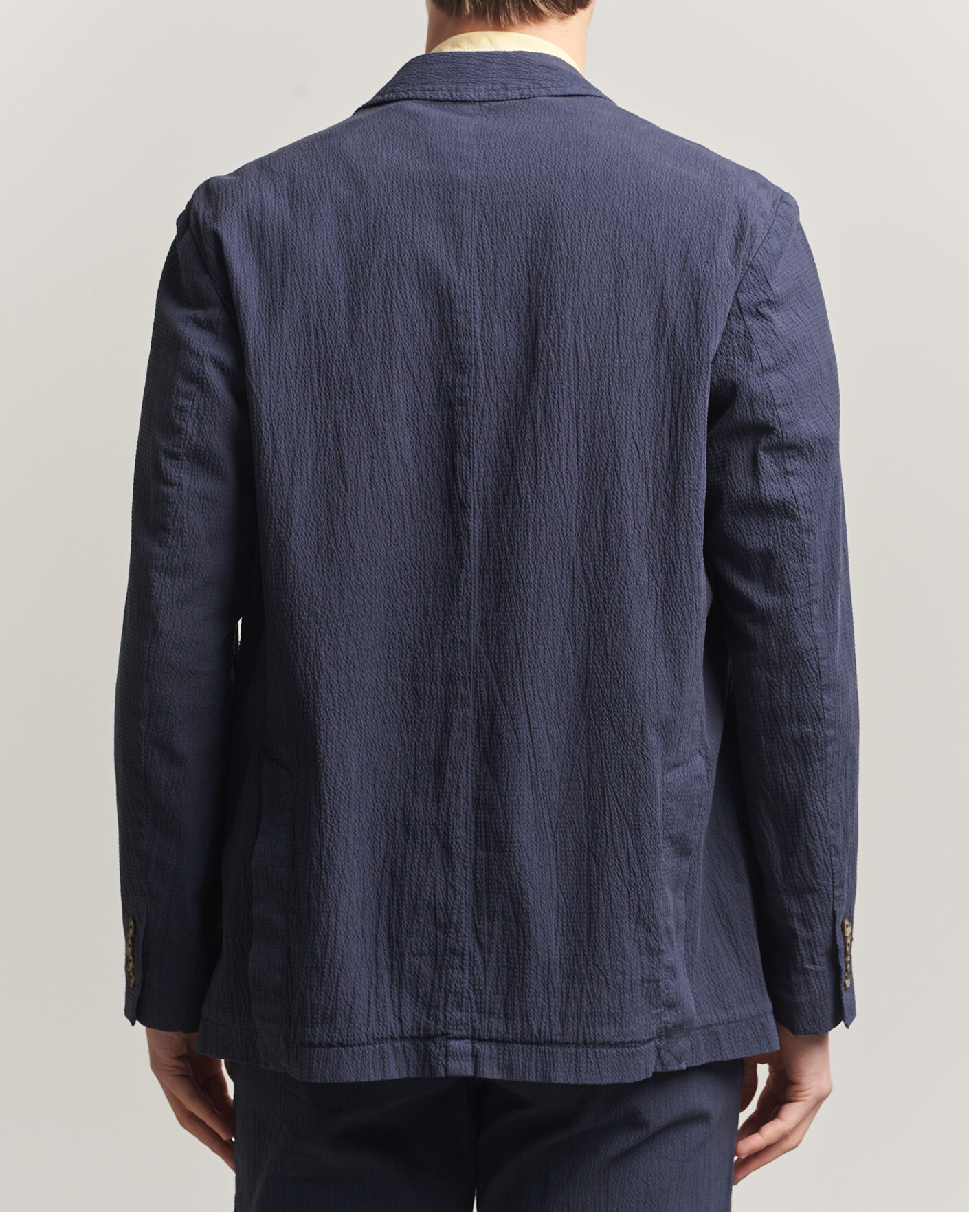 Herren | Sakkos | Gant | Garment Dyed Seersucker Blazer Evening Blue