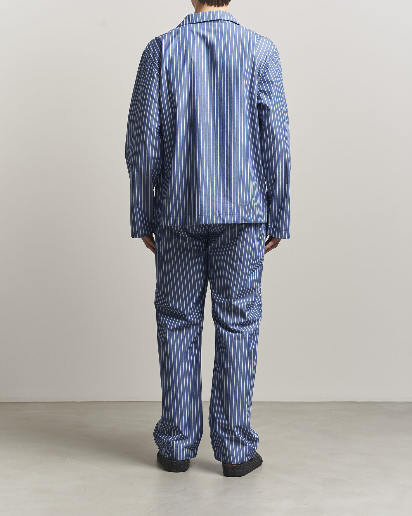 Herren | Schlafanzüge & Bademäntel | Gant | Striped Poplin Pyjama Set Deep Cobalt