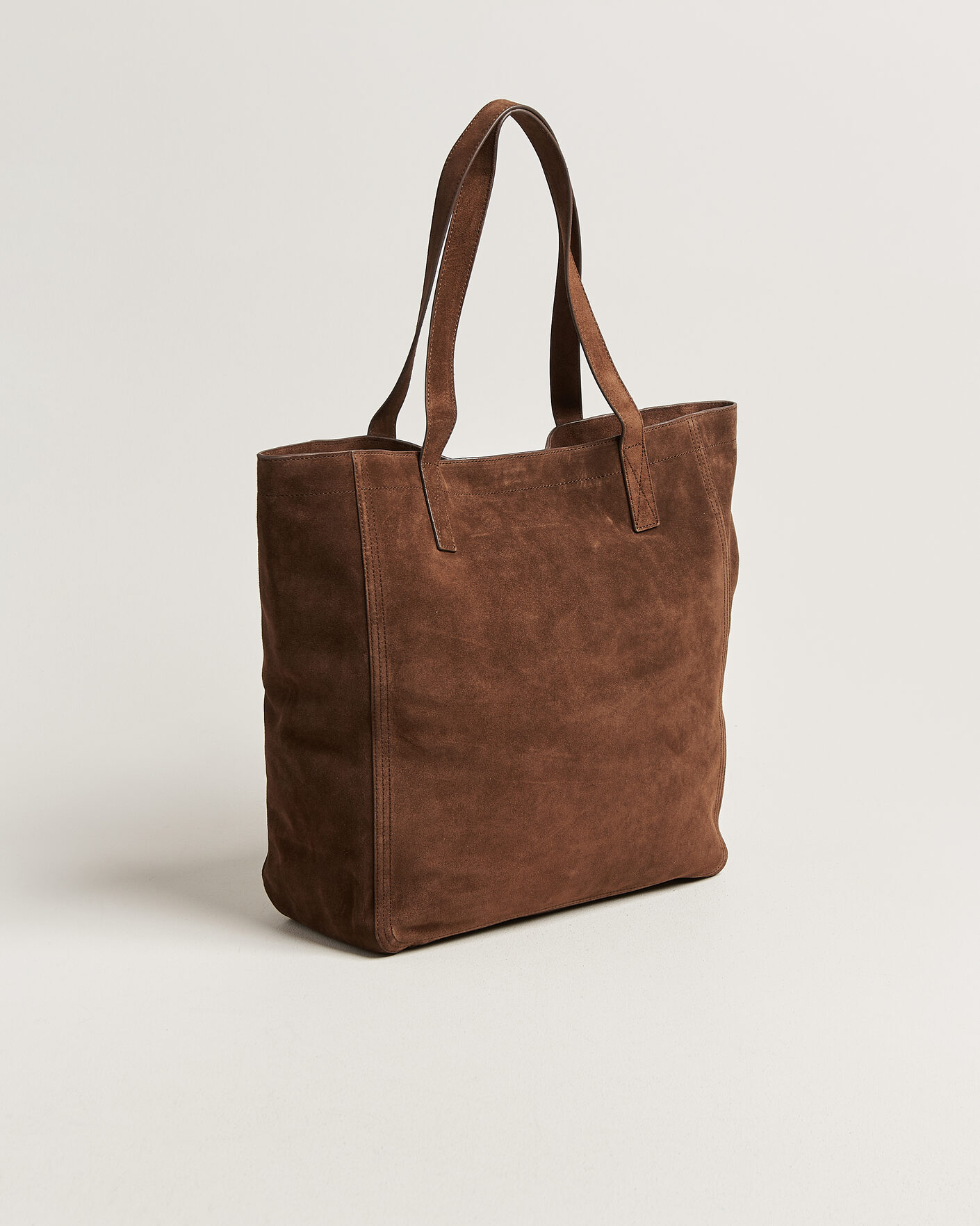 Herren | Taschen | GANT | Suede Tote Bag Mahogany Brown