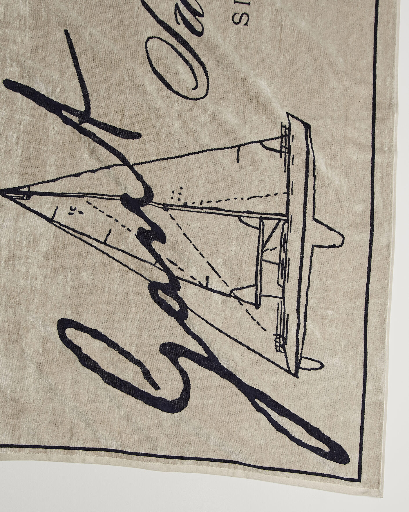 Herren | Textilien | GANT | Since 1949 Beach Towel Faded Beige