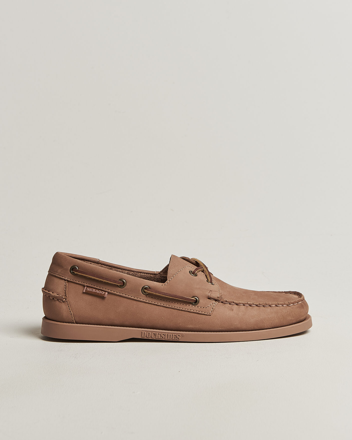Herren | Segelschuhe | Sebago | Docksides Portland Nubuck Boat Shoe Beige Taupe
