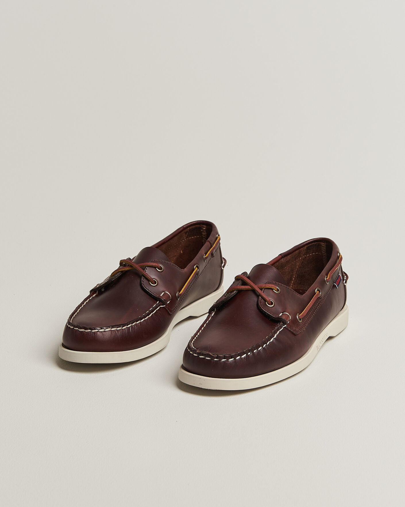 Herren | Segelschuhe | Sebago | Docksides Portland Waxed Boat Shoe Dark Brown
