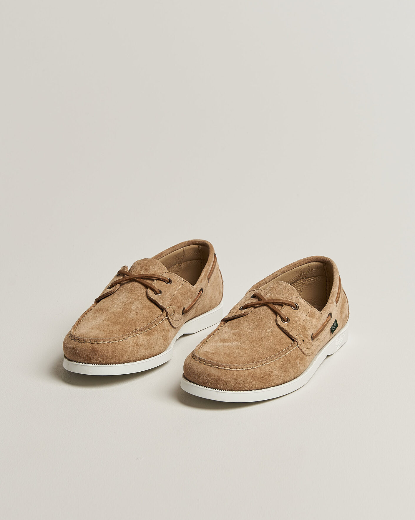 Herren | Segelschuhe | Paraboot | Barth Boat Shoe Beige Suede
