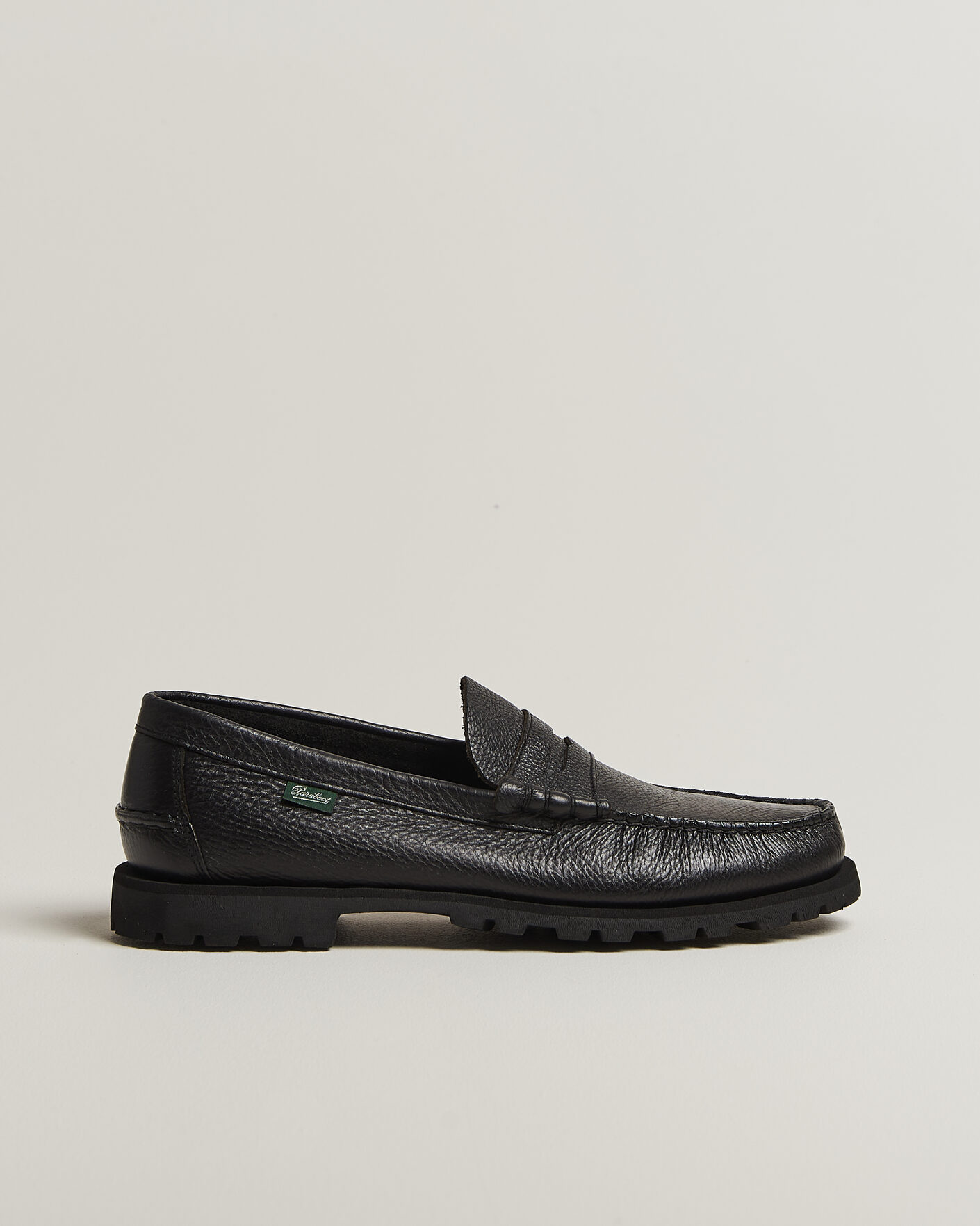Paraboot CORAUX RAID UK6.5 ブラック 美品 箱付 Paraboot Coraux Raid Moccasin Black bei Care of Carl