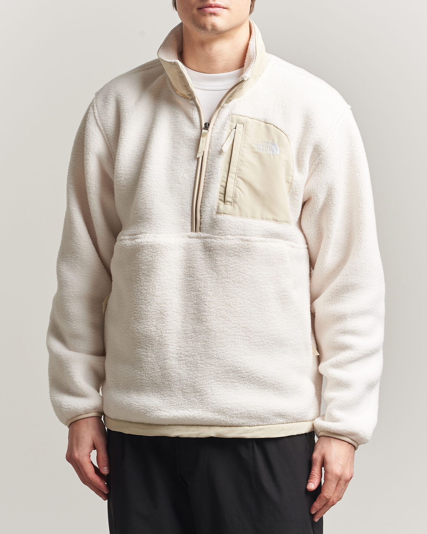 Herren | Pullover | The North Face | Yumiori Fleece Half Zip White Dune