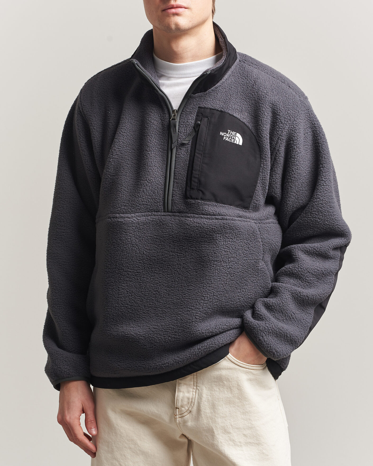 Herren | Pullover | The North Face | Yumiori Fleece Half Zip Asphalt Grey