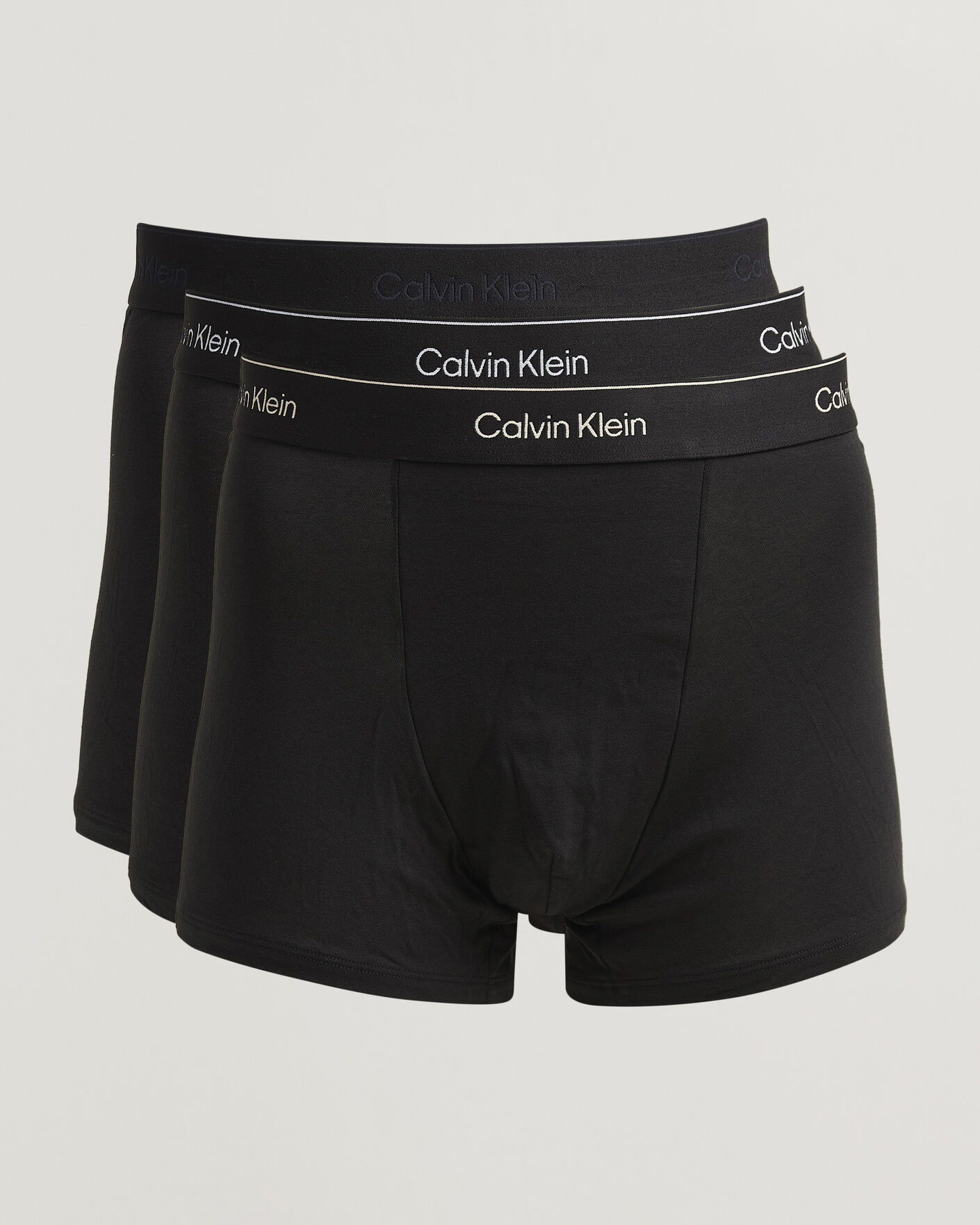 Herren | Unterwäsche | Calvin Klein | 3-Pack Icon Cotton Stretch Relaxed Trunk Black