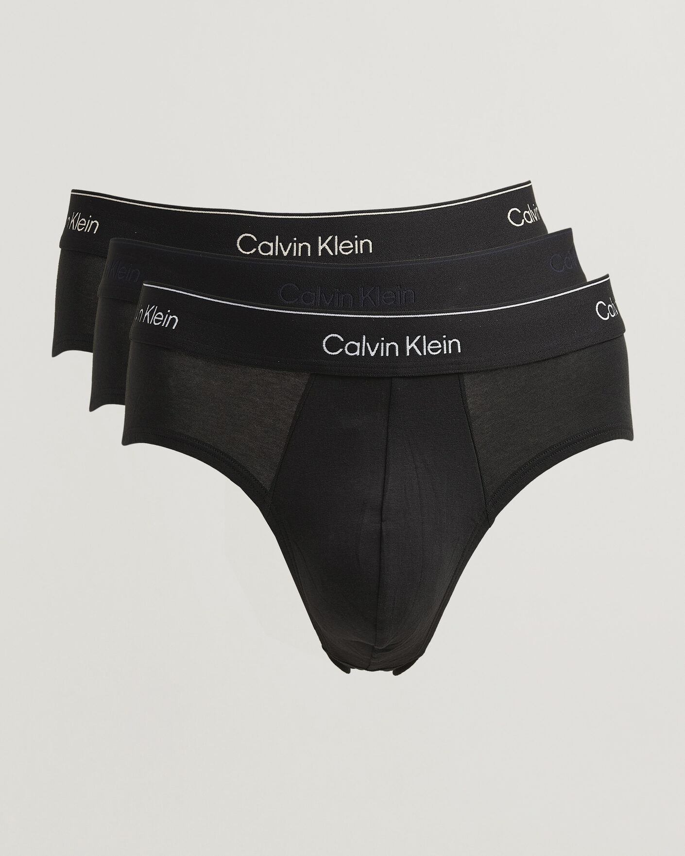 Herren | Unterwäsche | Calvin Klein | 3-Pack Icon Cotton Stretch Hip Brief Black