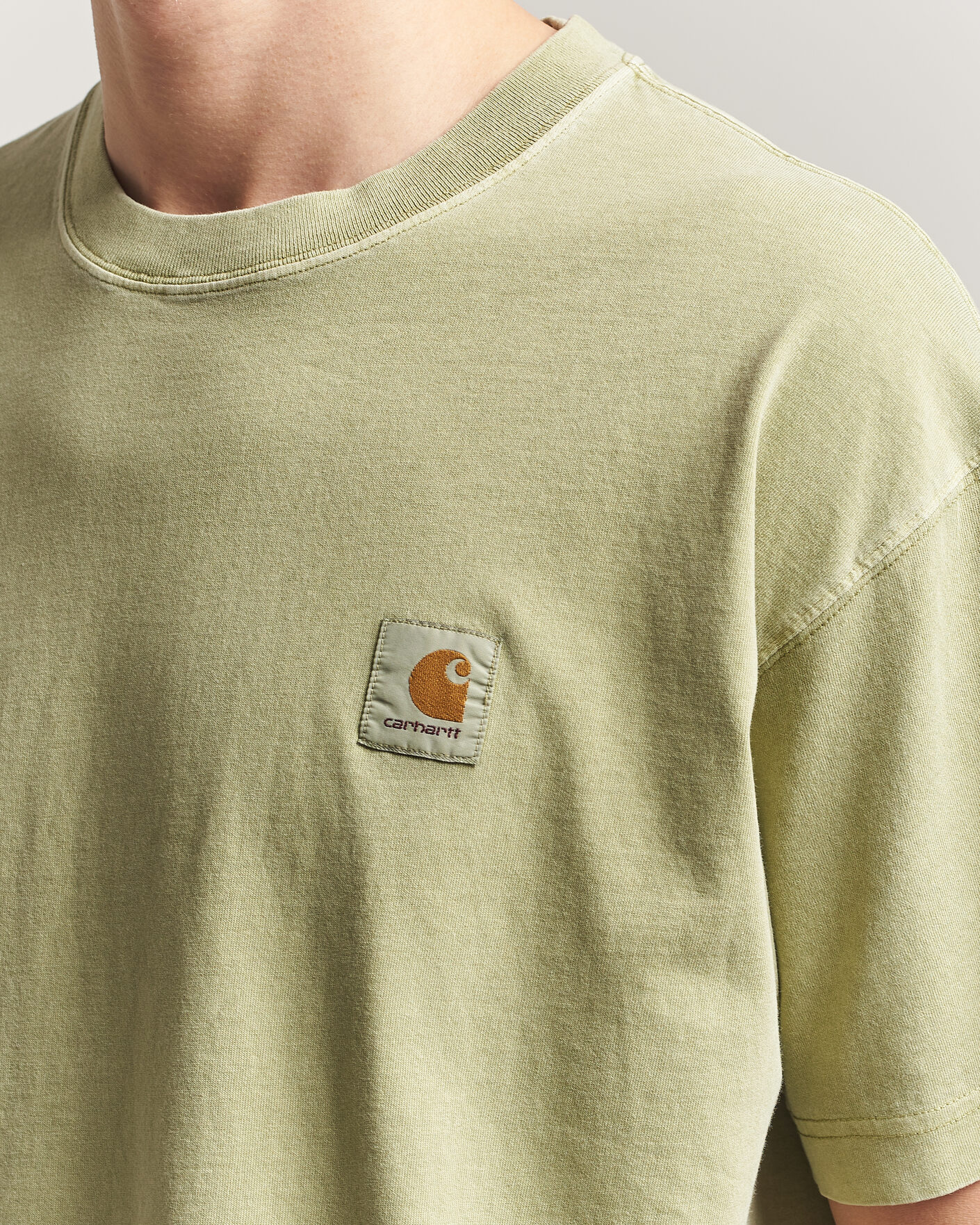 Herren | T-Shirts | Carhartt WIP | Nelson Cotton T-Shirt Gentle Green