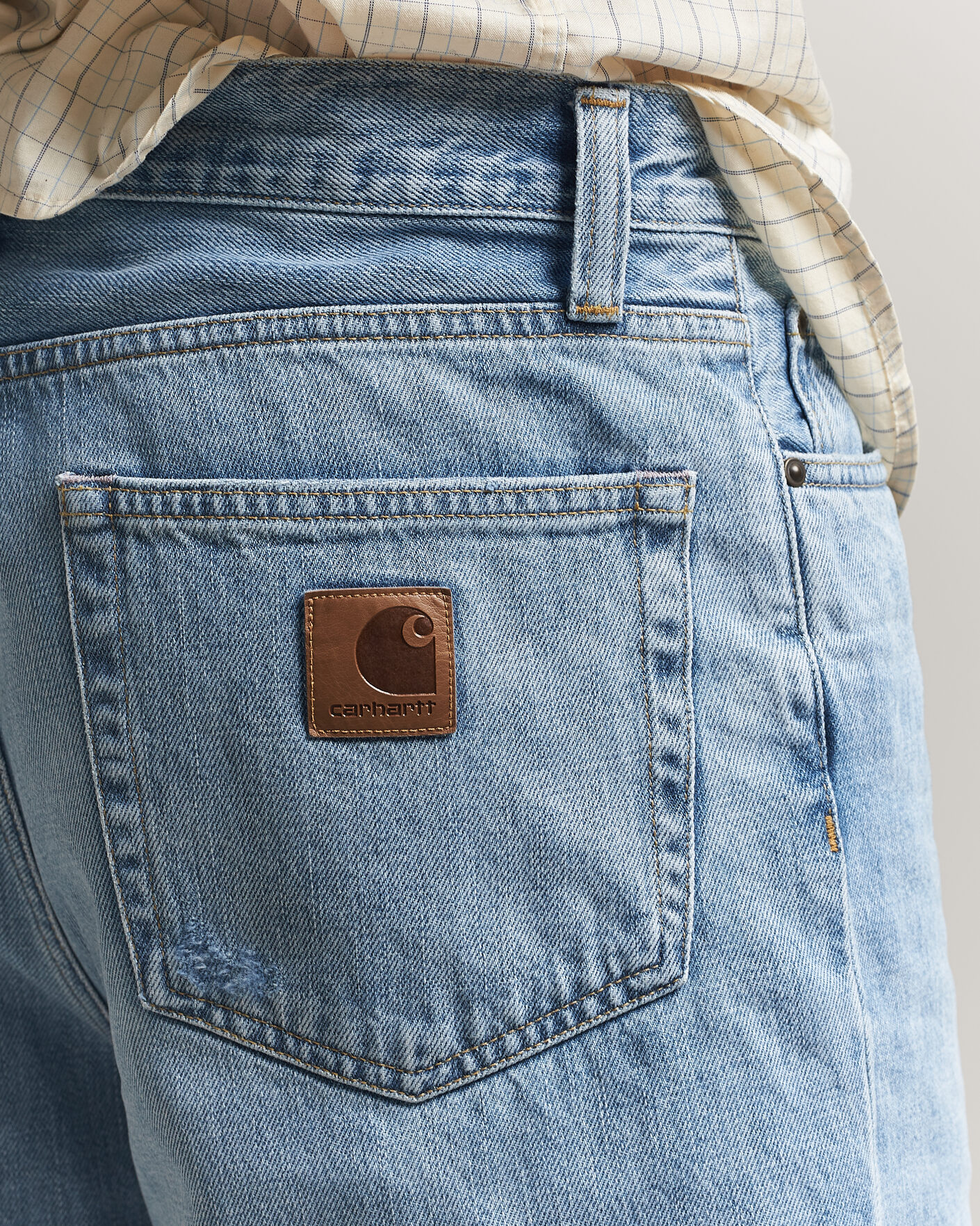 Herren | Hemden | Carhartt WIP | Aaron Pant Smith Denim Burst Washed