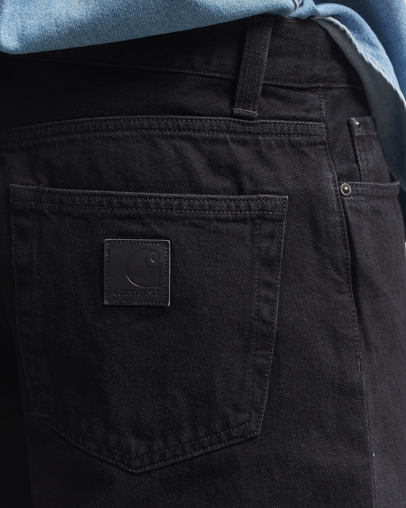 Herren | Hemden | Carhartt WIP | Aaron Pant Smith Denim Grey Stone Wash