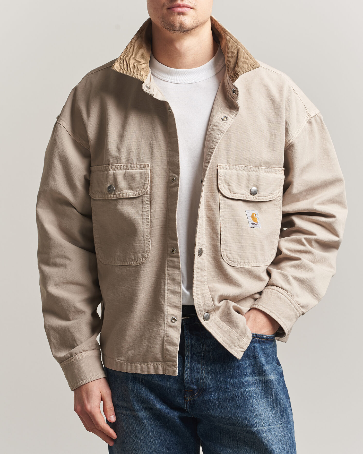 Herren | Jacken | Carhartt WIP | Prescott Shirt Jacket Beige