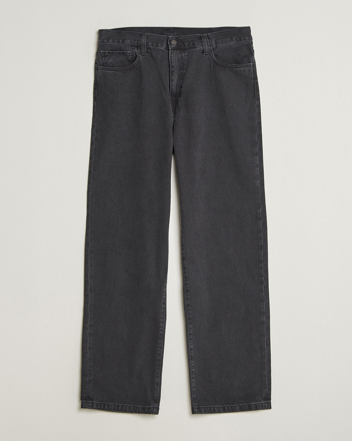 Herren | Jeans | Carhartt WIP | Landon Pant Robertson Denim Black Stone Washed