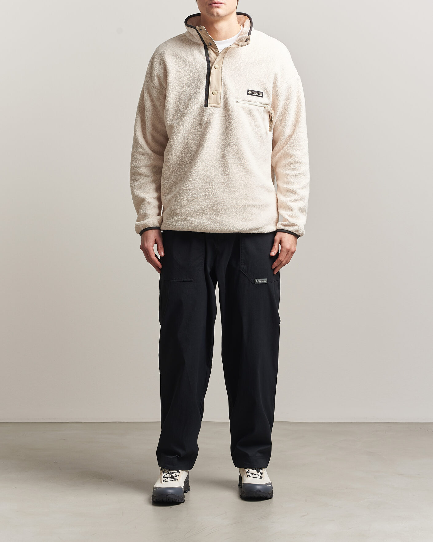 Herren | Pullover | Columbia | Helvetia II Half Snap Fleece Chalk