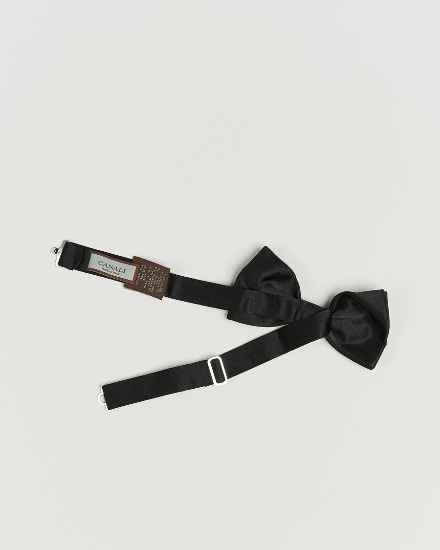 Herren | Fliegen | Canali | Silk Bow Tie Black