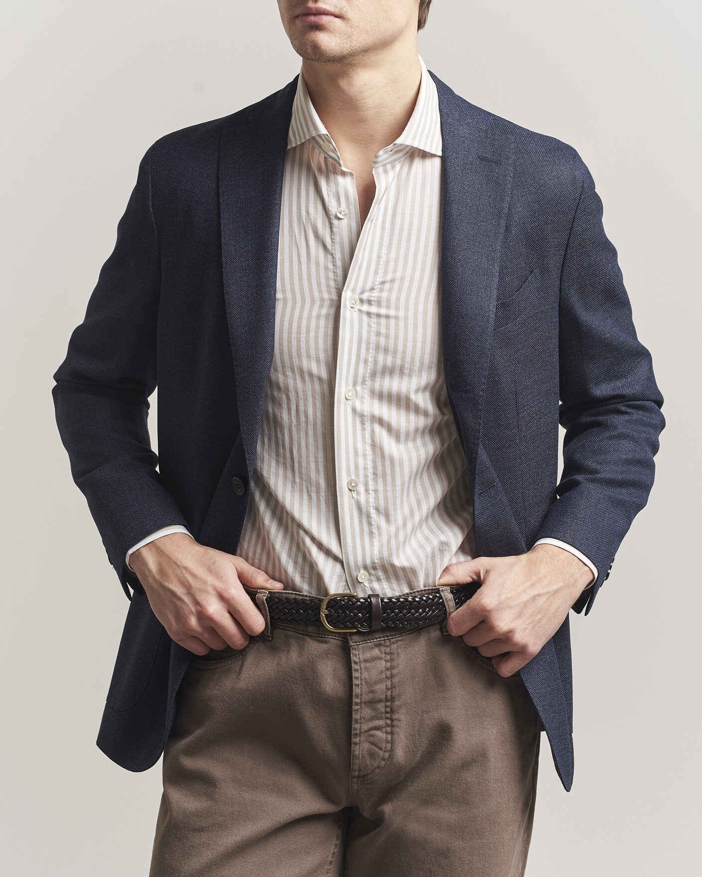 Herren | Sakkos | Boglioli | K Jacket Wool Hopsack Blazer Dark Blue