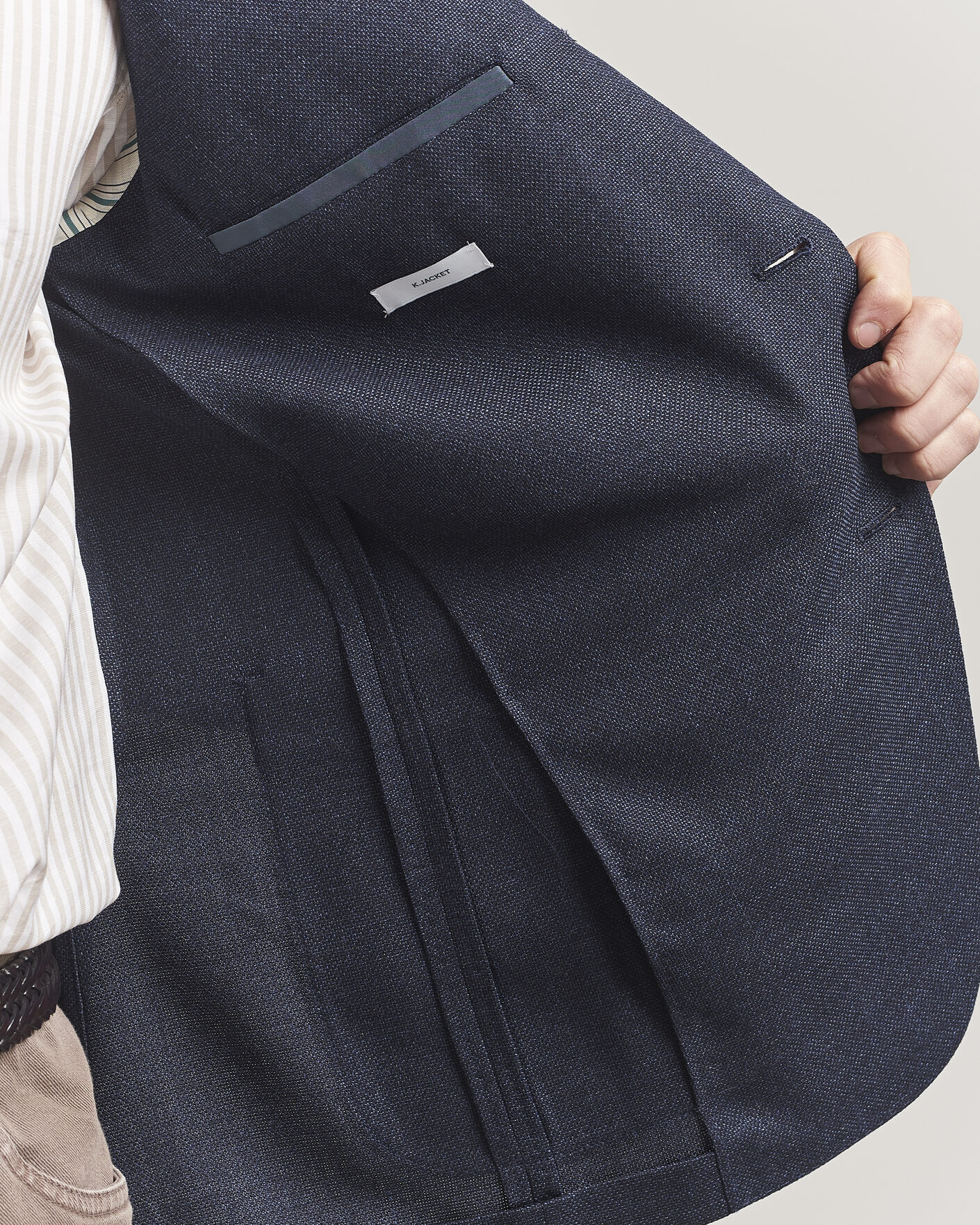 Herren | Sakkos | Boglioli | K Jacket Wool Hopsack Blazer Dark Blue