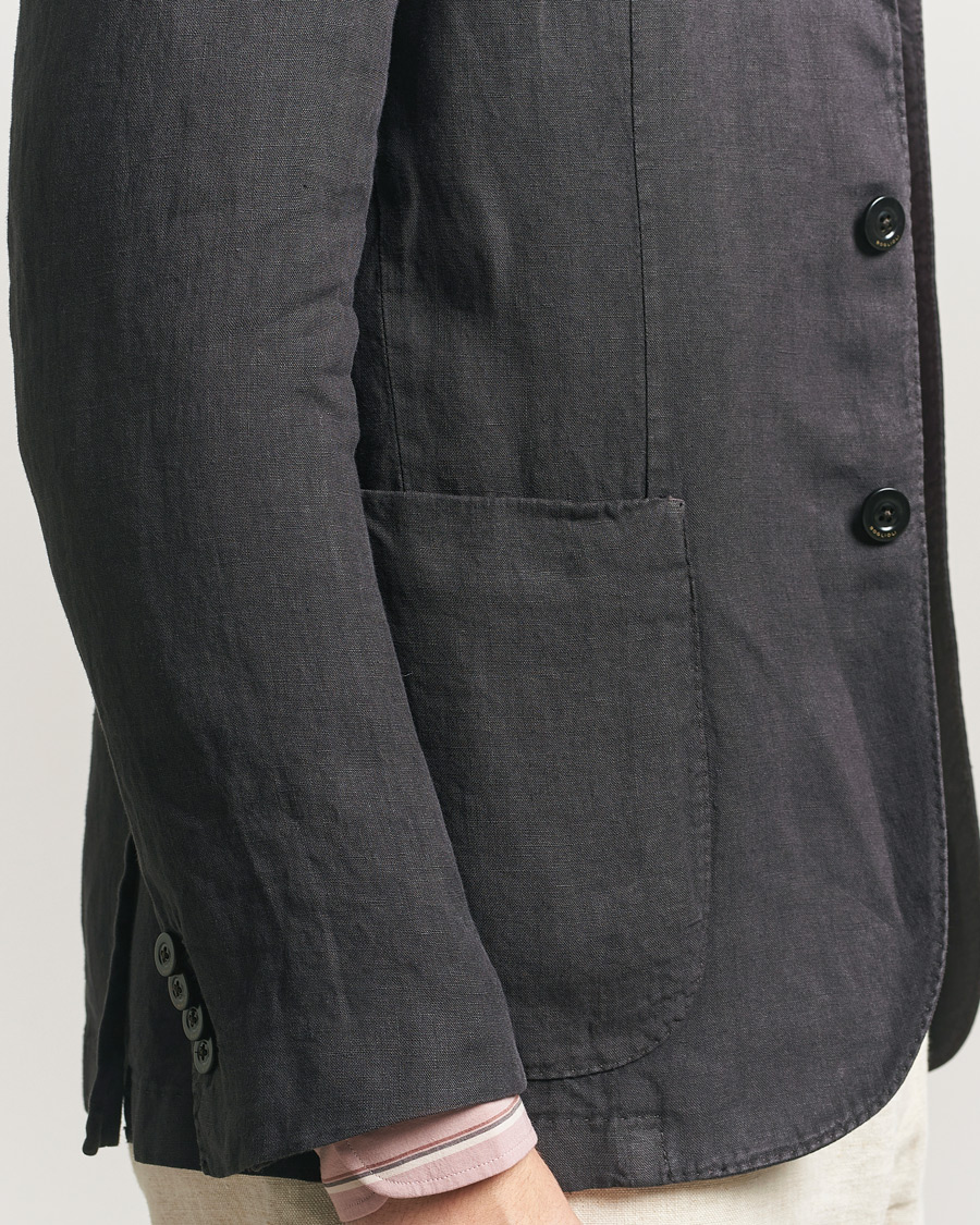 Herren | Sakkos | Boglioli | K Jacket Linen Blazer Dark Brown