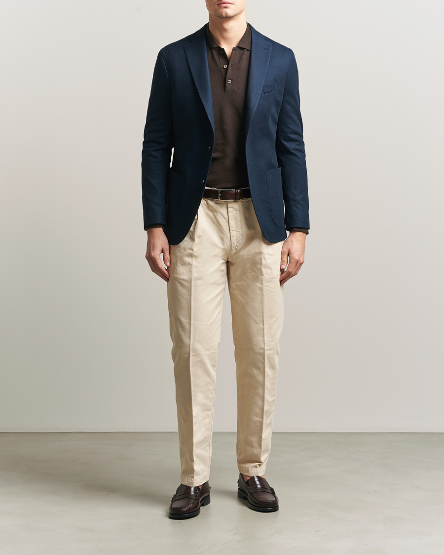 Herren | Sakkos | Boglioli | K Jacket Jersey Blazer Navy