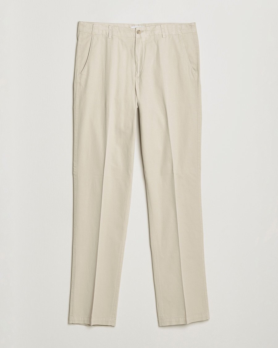Herren | Hosen | Boglioli | Regular Fit Cotton Chinos Beige