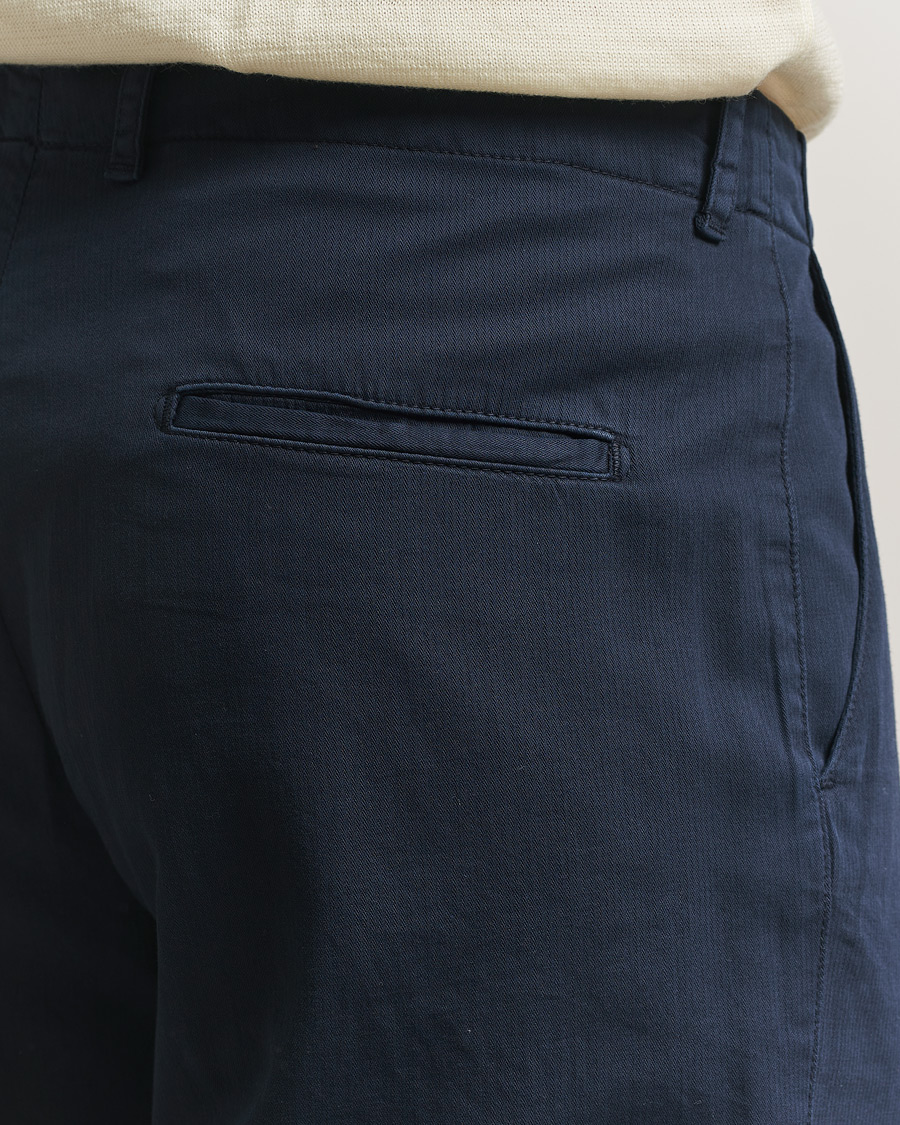 Herren | Hosen | Boglioli | Regular Fit Cotton Chinos Navy